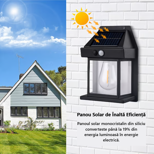 Lampă Solară de Perete