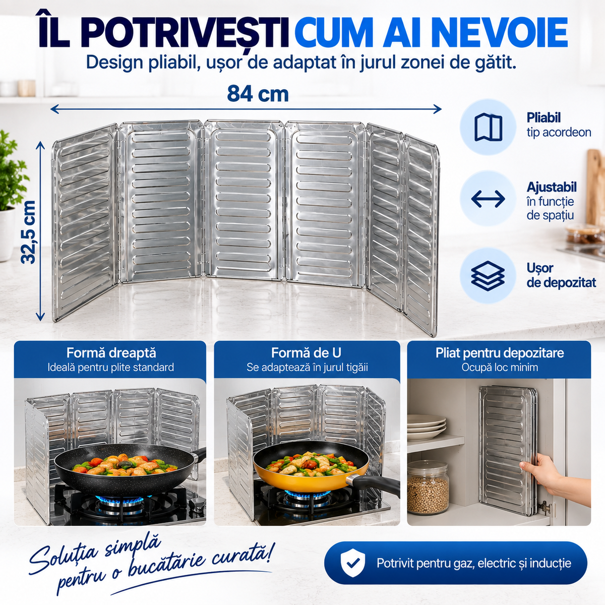 Panou Anti-Stropi Bucătărie SplashStop™