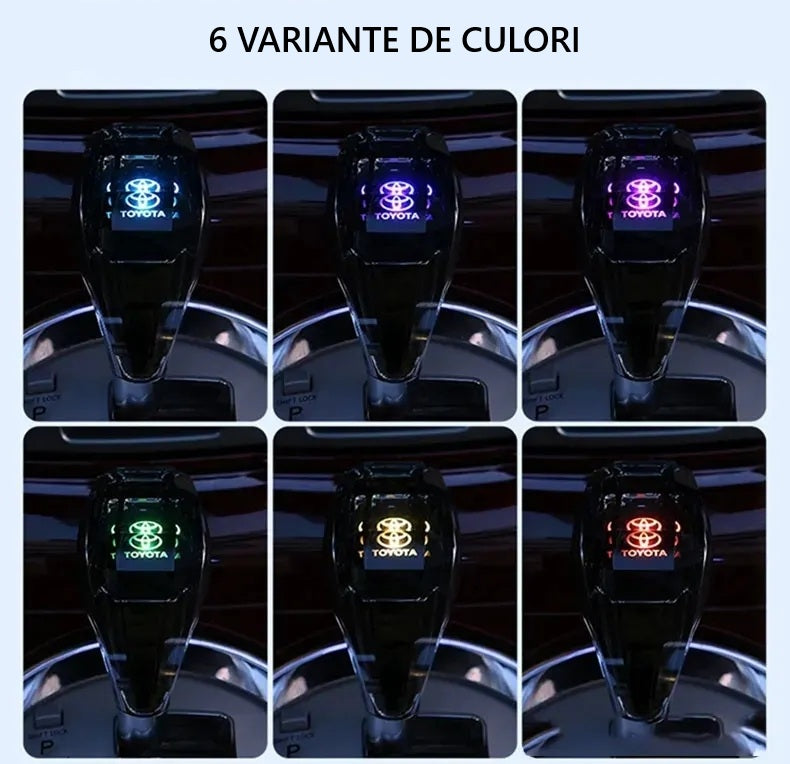 Schimbator auto RGB din cristal - Eleganta pentru masina ta 🚗