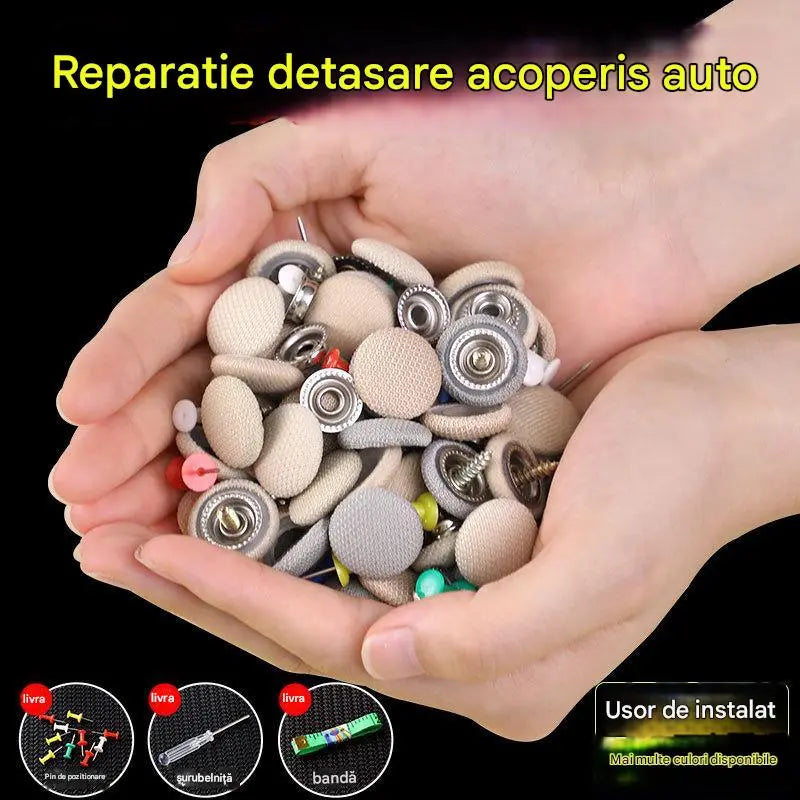 Kit 30 nituri/capse universale pentru repararea plafonului auto