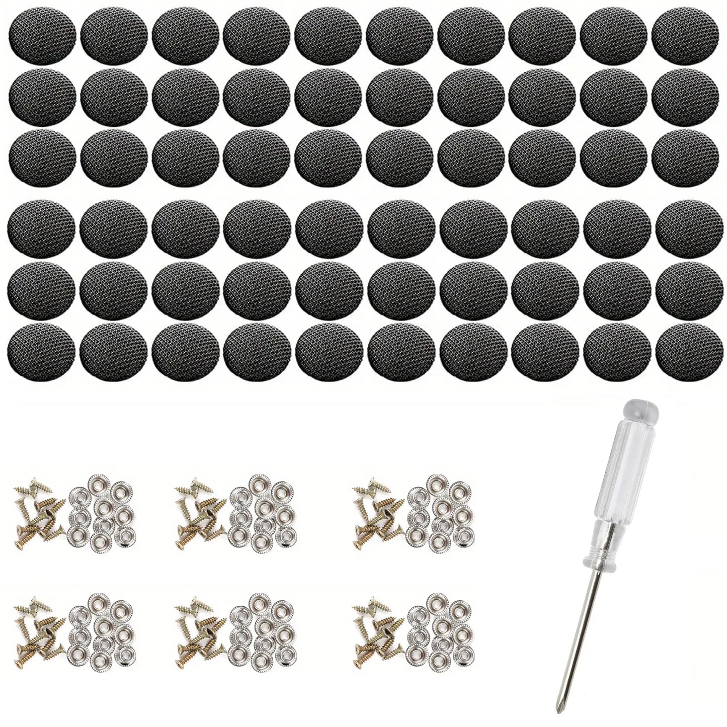 Kit 30 nituri/capse universale pentru repararea plafonului auto