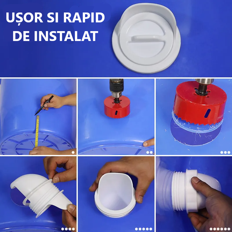 🐓 Hrănitor automat pentru pui, rață și gâscă
