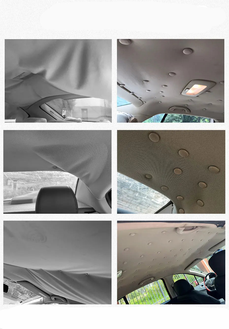 Kit 30 nituri/capse universale pentru repararea plafonului auto