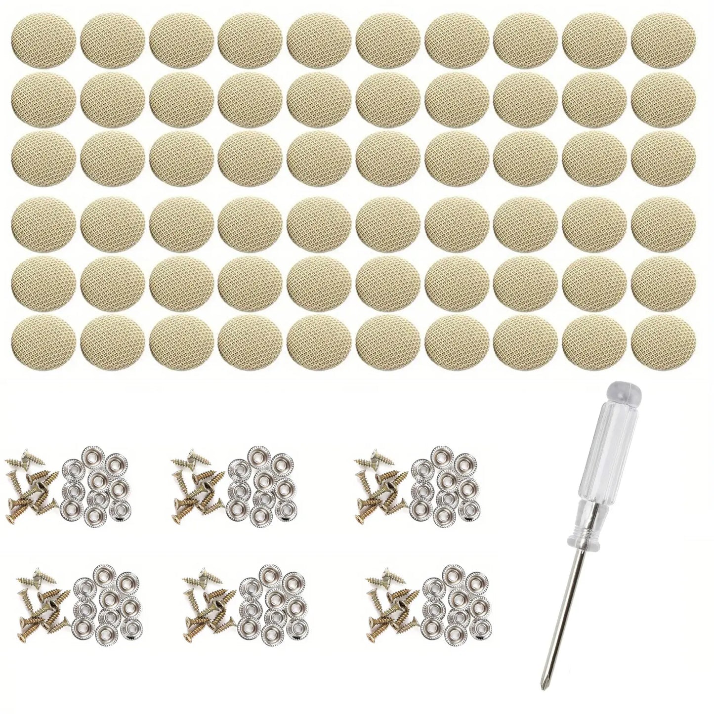 Kit 30 nituri/capse universale pentru repararea plafonului auto