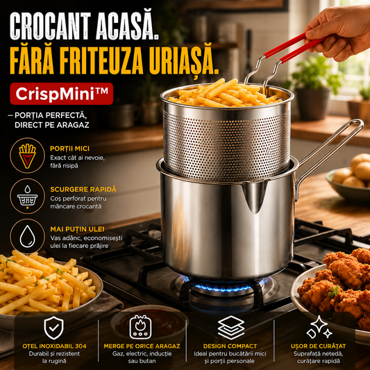 Mini Friteuză Inox CrispMini™