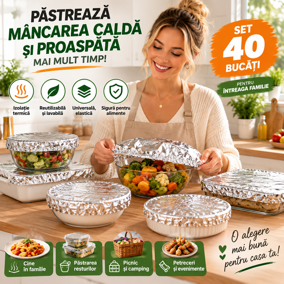 Huse Termice Reutilizabile ThermoCap™