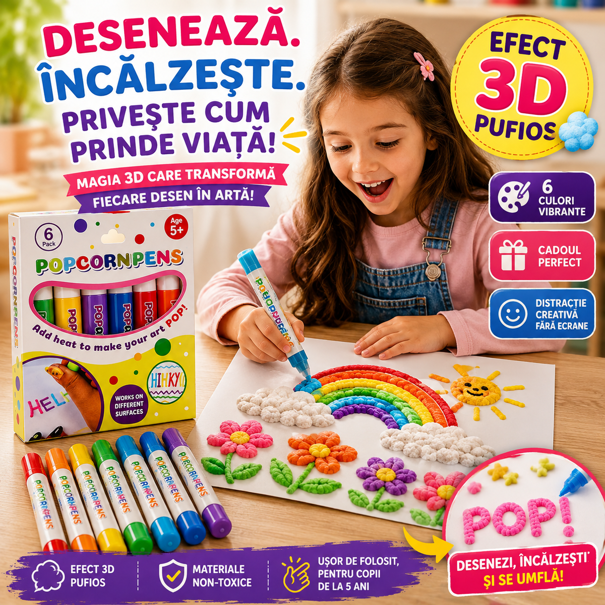 Pixuri Magice 3D PopcornPens™