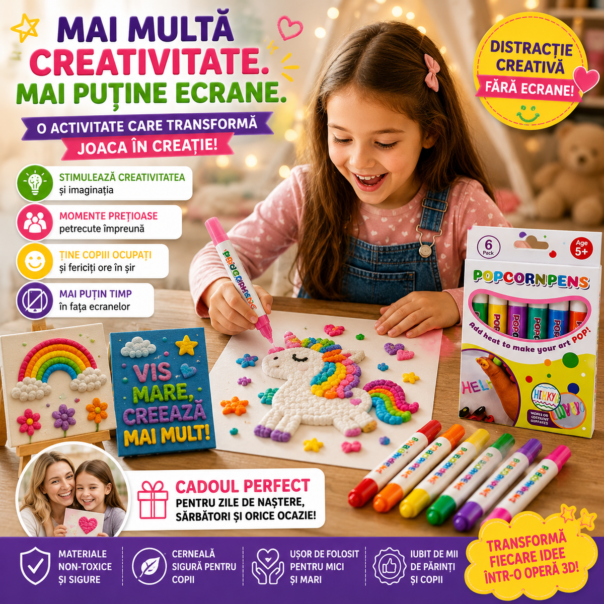 Pixuri Magice 3D PopcornPens™