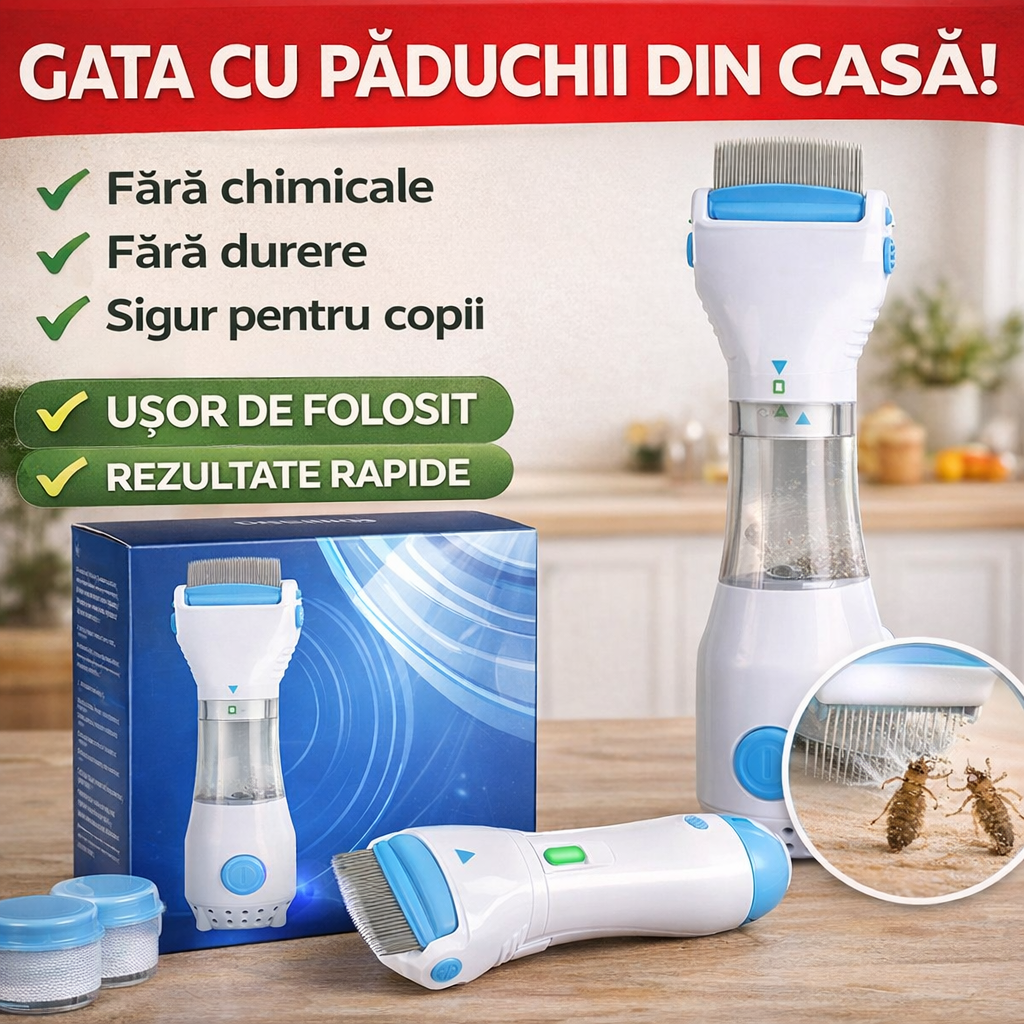 CleanHair™ - Stop Păduchilor, Fără Chimicale
