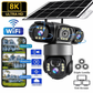 AiWiFiCamera™ Solar 8K - Vezi tot. Oriunde. Fără cabluri.