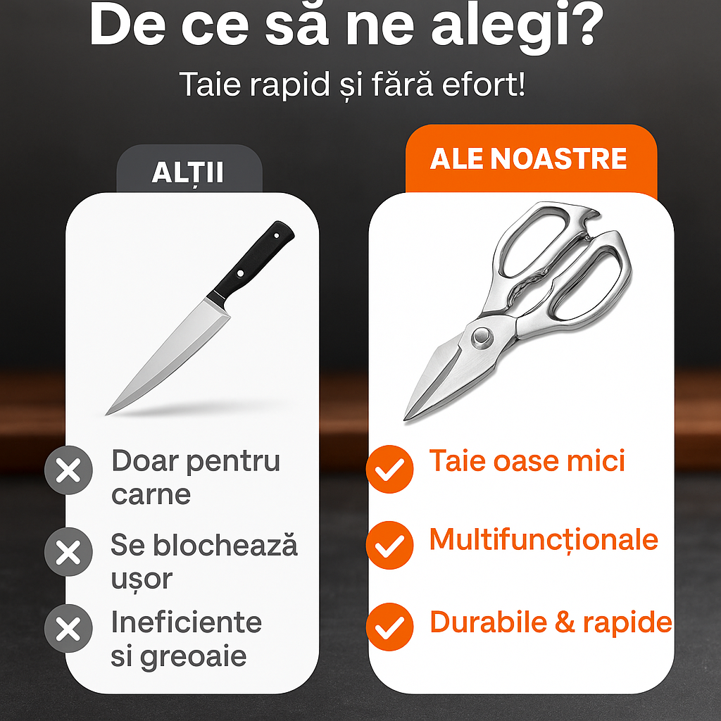 Taie carnea și oasele fără efort — înlocuitorul perfect pentru cuțit!