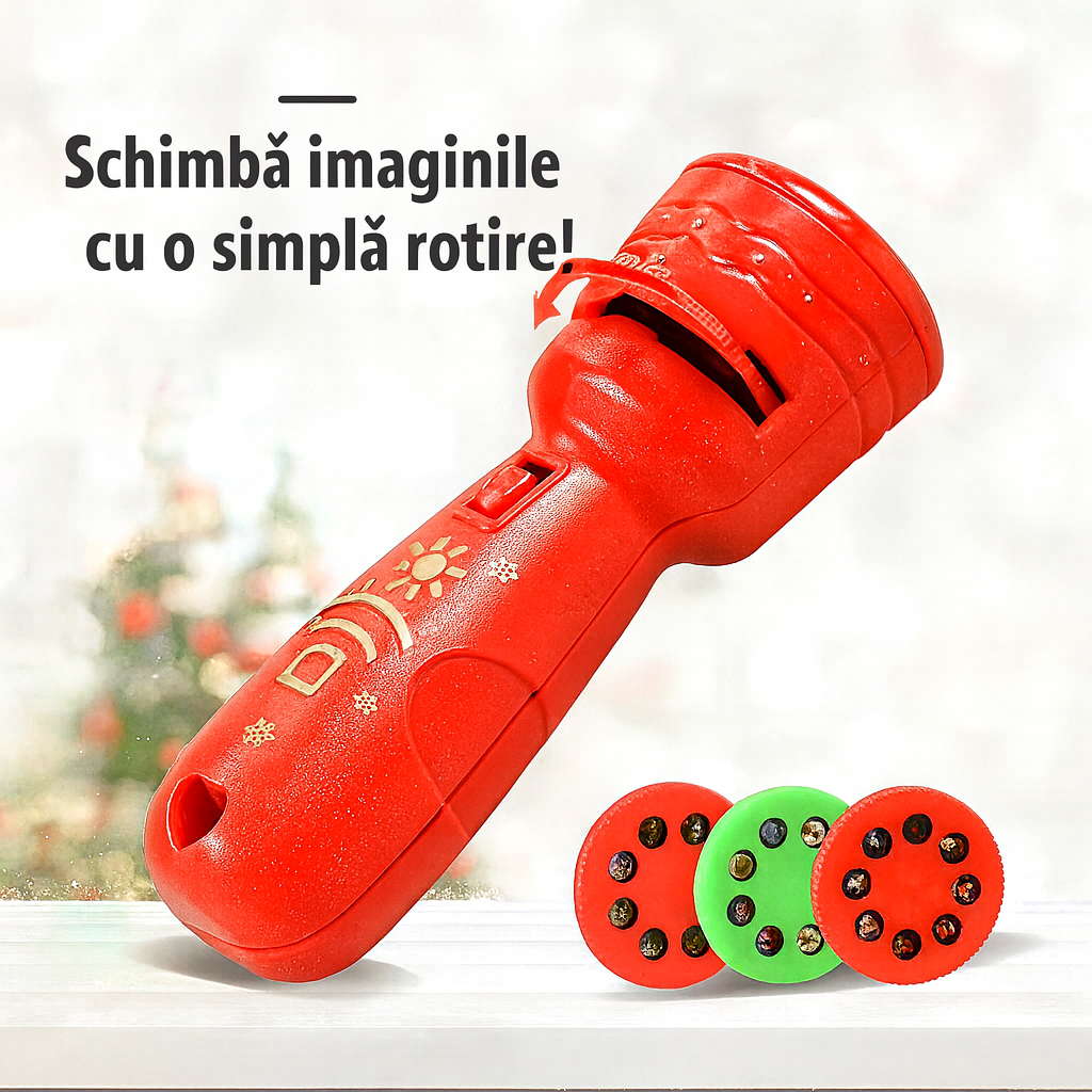 🎄 Lanterna Moșului cu imagini de Crăciun