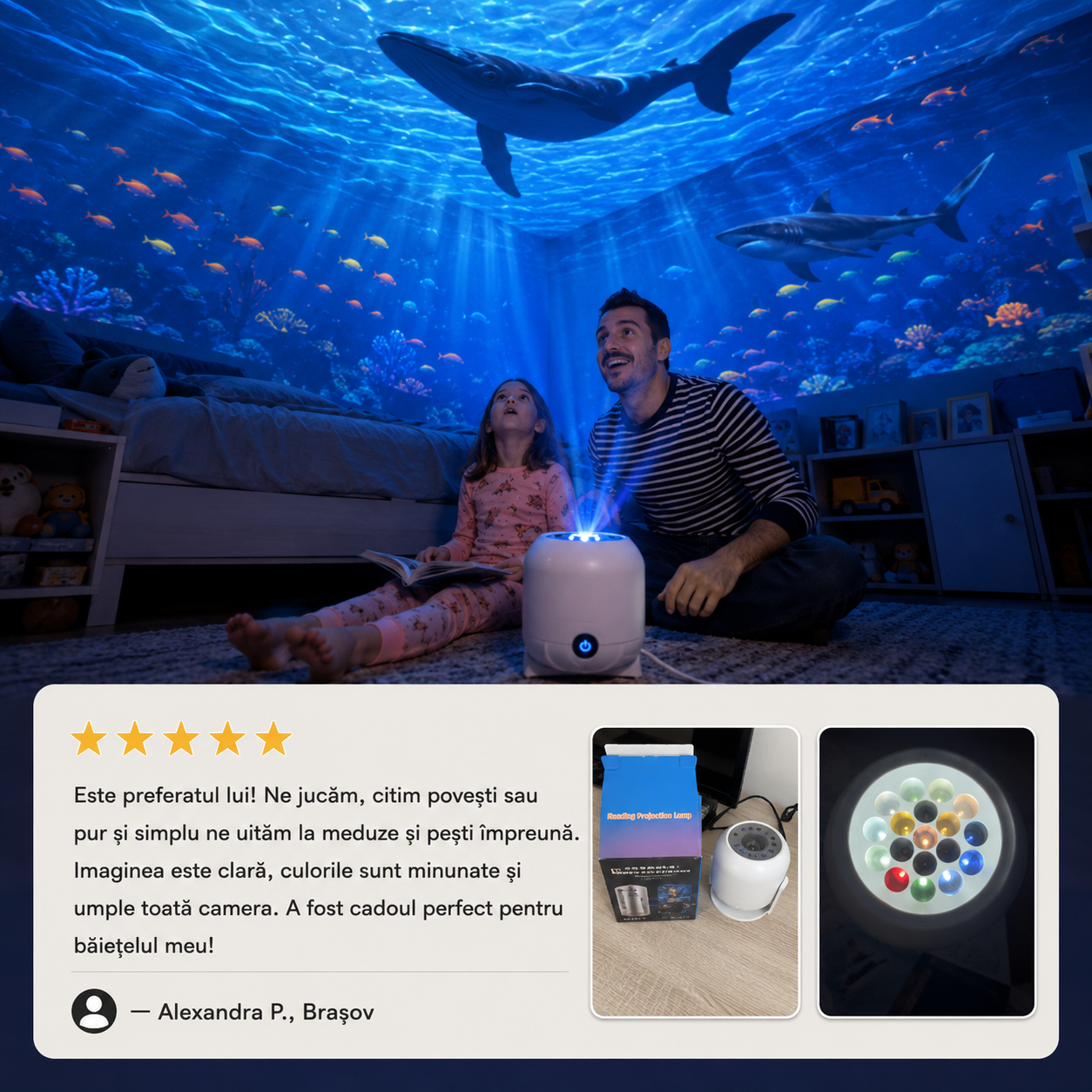Proiector Ocean LED RainbowSea™